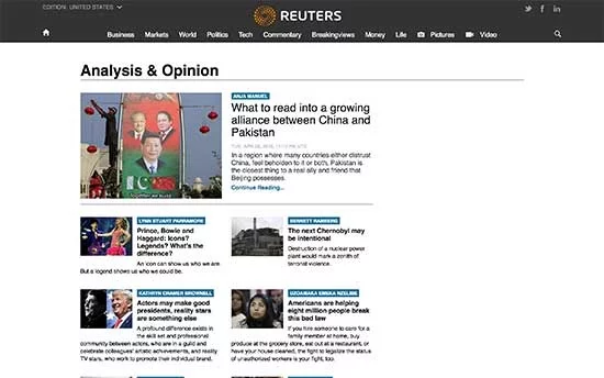 Reuters blog
