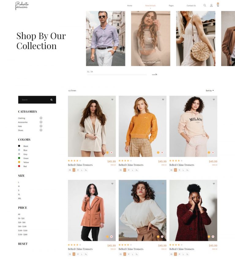exemplu 18 magazin online haine