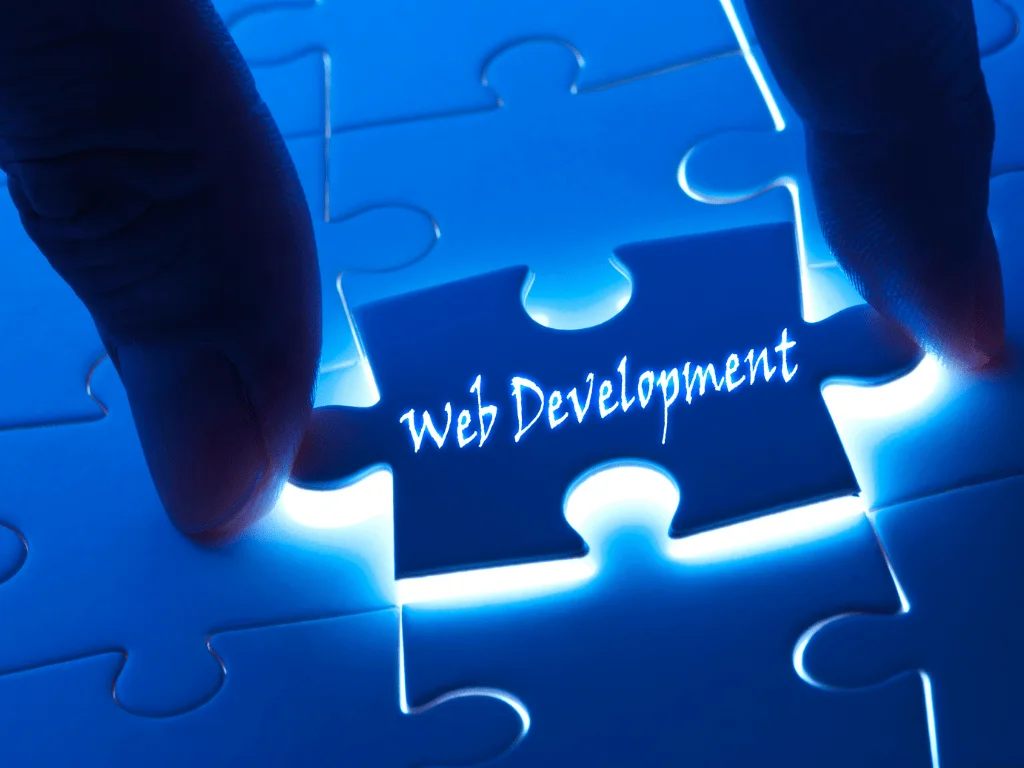 puzzle albastru web development